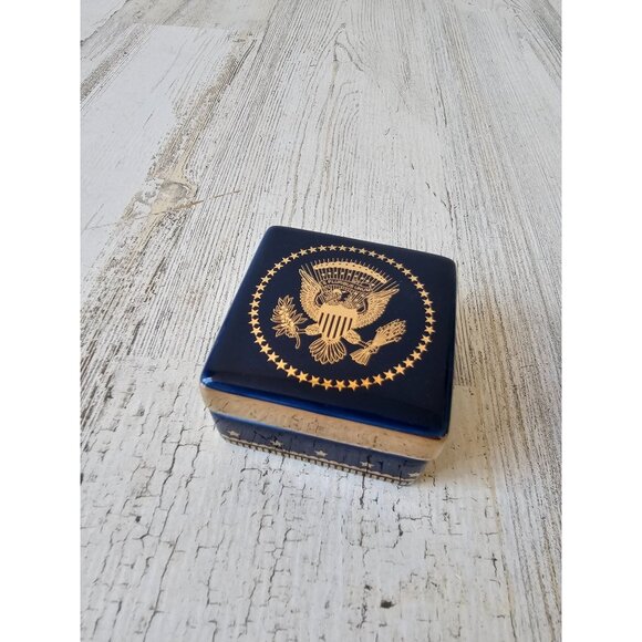 White House Truman Navy seal trinket jewelry‎ gift box new - Picture 2 of 5